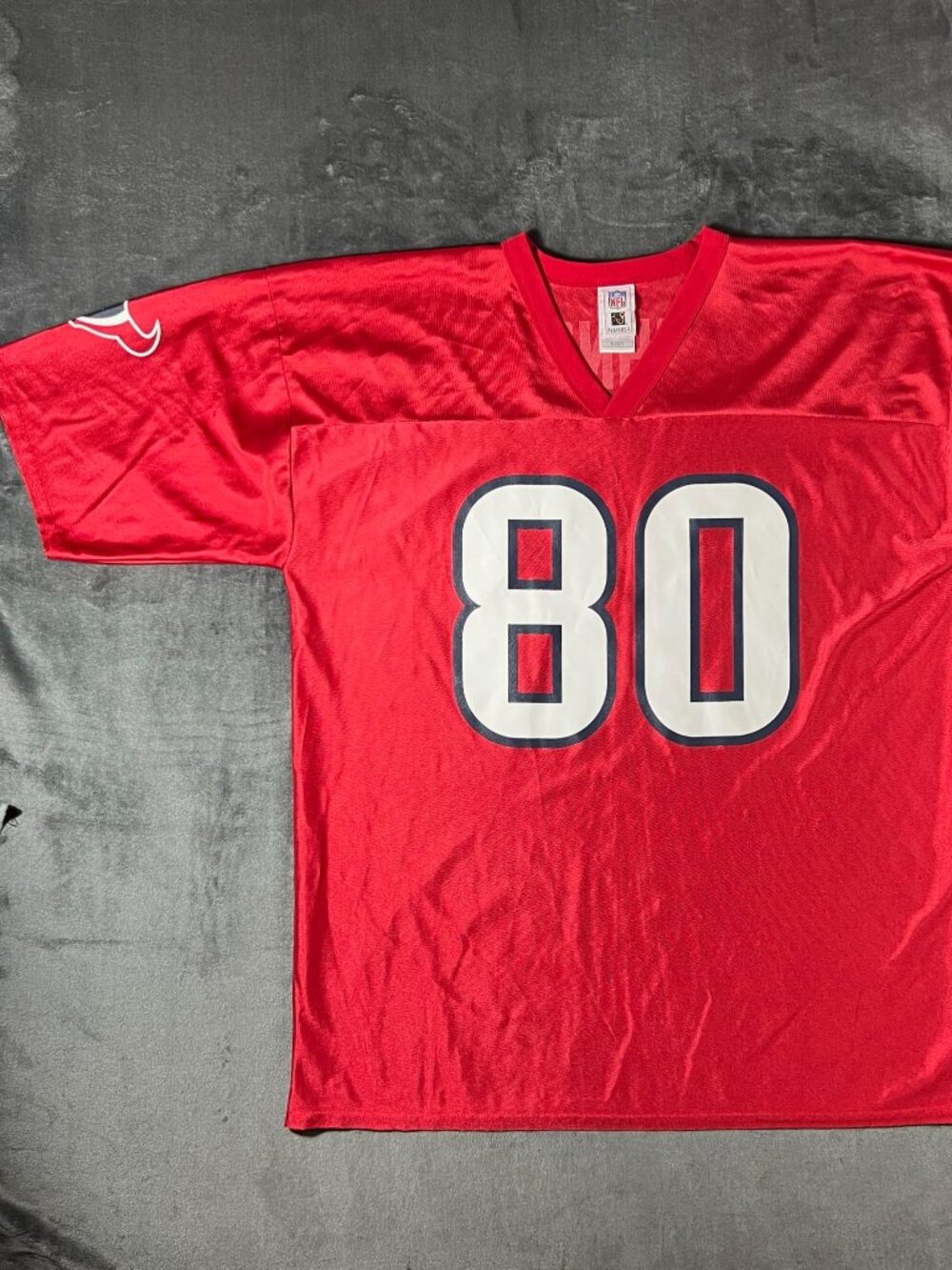 Andre Johnson VTG Reebok Houston Texans Jersey XL Red #80 NFL FOOTBALL